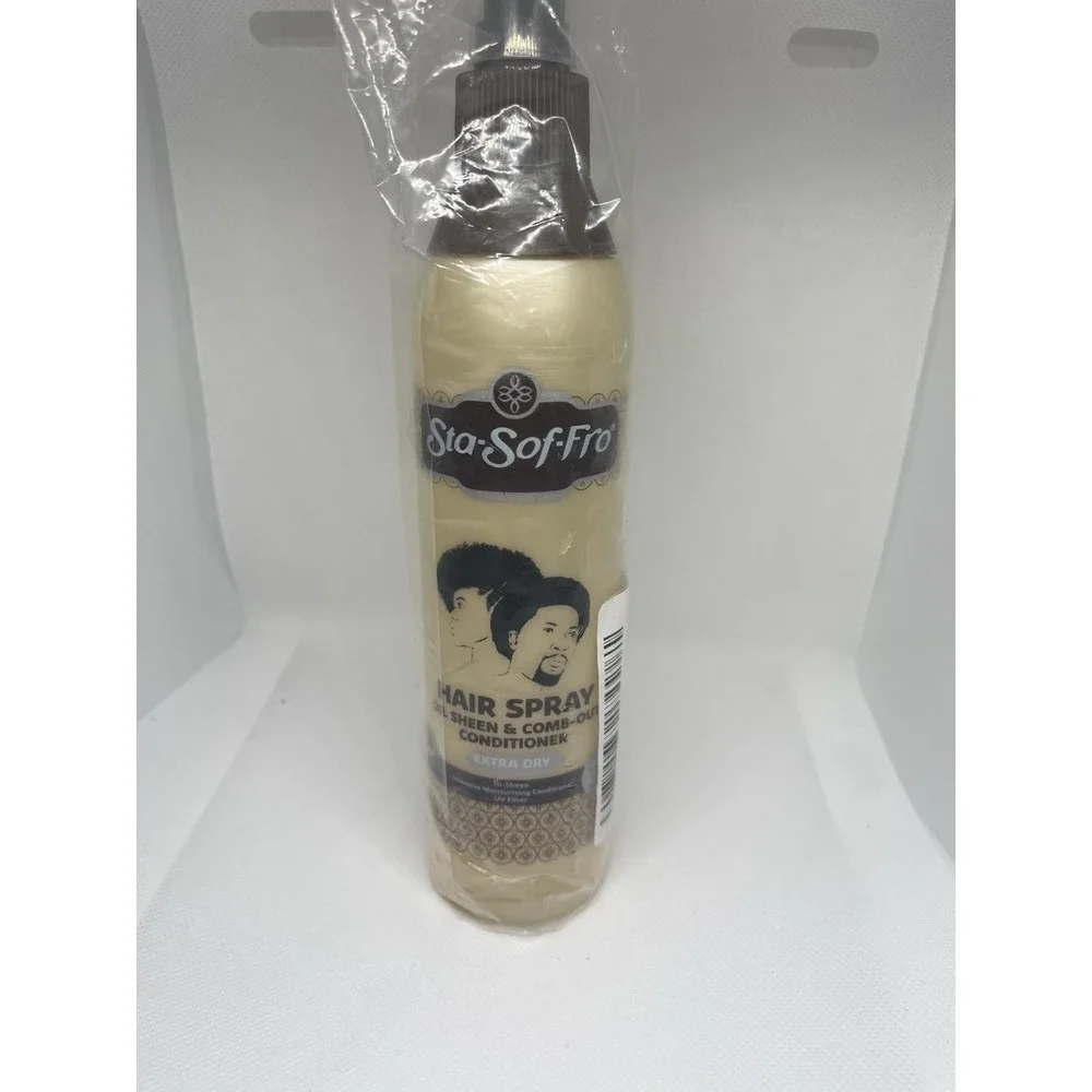 Sta-Sof-Fro Hair Spray Oil Sheen Comb Out Conditioner Extra Dry 8.45oz Original!